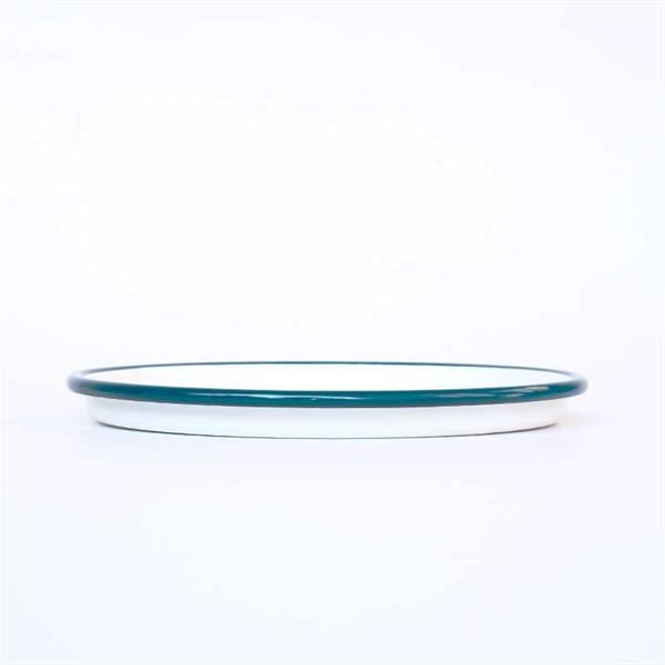 Emaye Pizza Tepsisi 22 No Petrol Yeşili