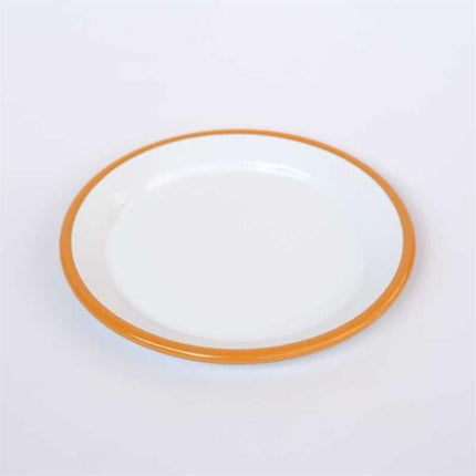 Emaye Servis Tabağı 25 Cm Oksit Sarı