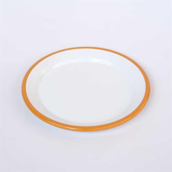 Emaye Servis Tabağı 25 Cm Oksit Sarı