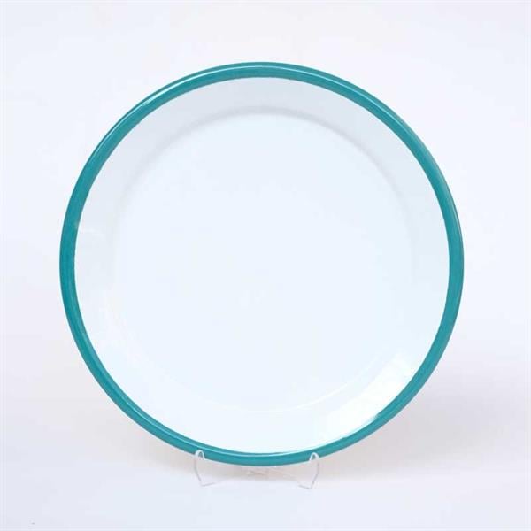 Emaye Servis Tabağı 25 Cm Turkuaz