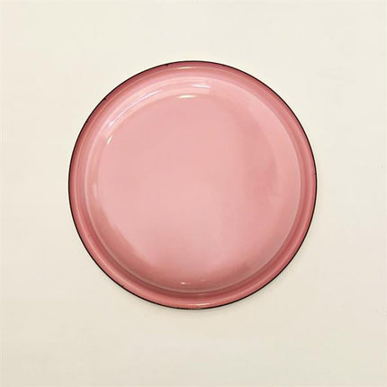 Emaye Tabak 20 Cm Gül Kurusu Kordon F.Yeşil