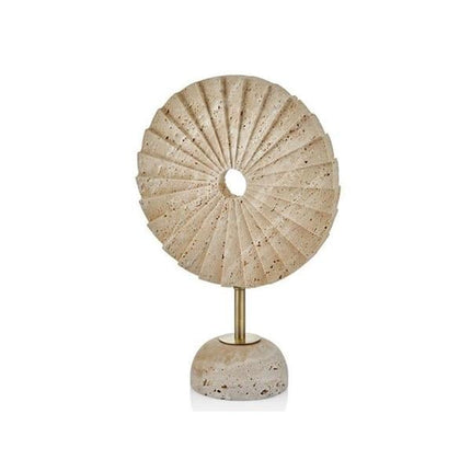 Evza Mermer Traverten Pervane Kaideli Dekor 38 Cm