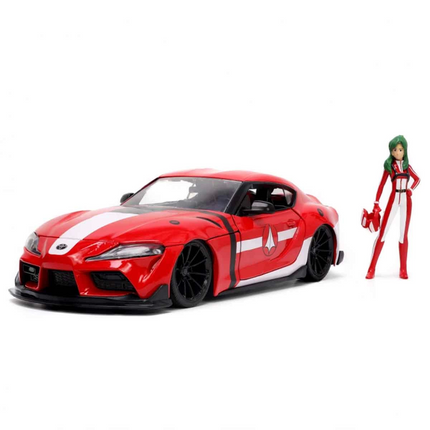 1:24 Jada Mirya Sterling and Toyota Supra Figure Car Set