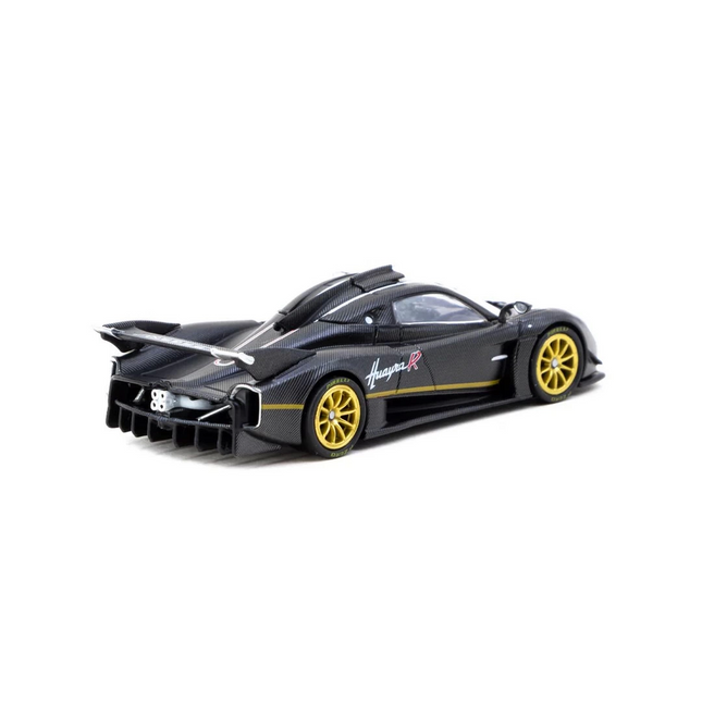 Tarmac Works 1/64 Pagani Huayra R Matt Black Carbon Fiber