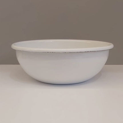 Enamel 16 cm Bowl White
