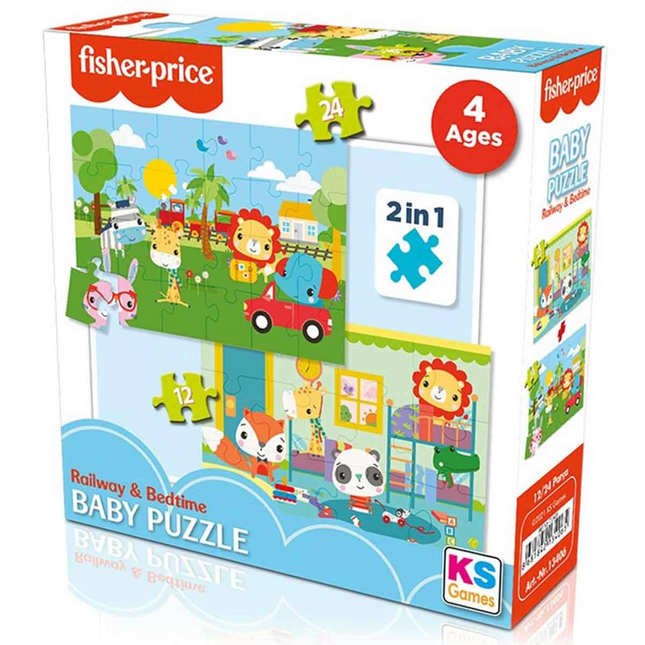 Fisher Price Baby Railway & Bedtime 2 in 1 Puzzle