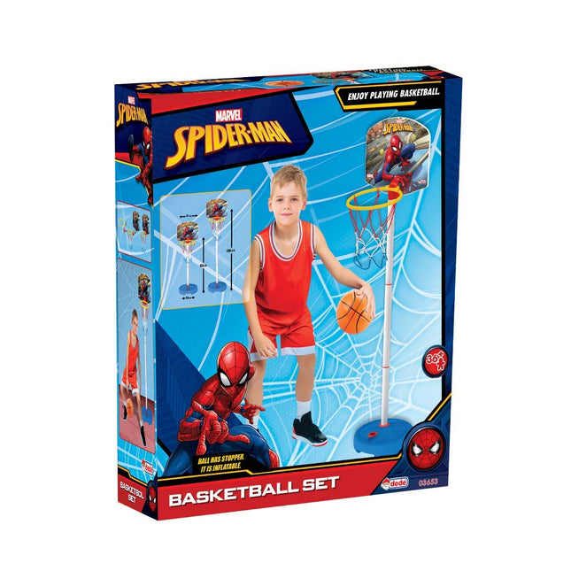 Dede Spiderman Small Pedestal Basketball Hoop