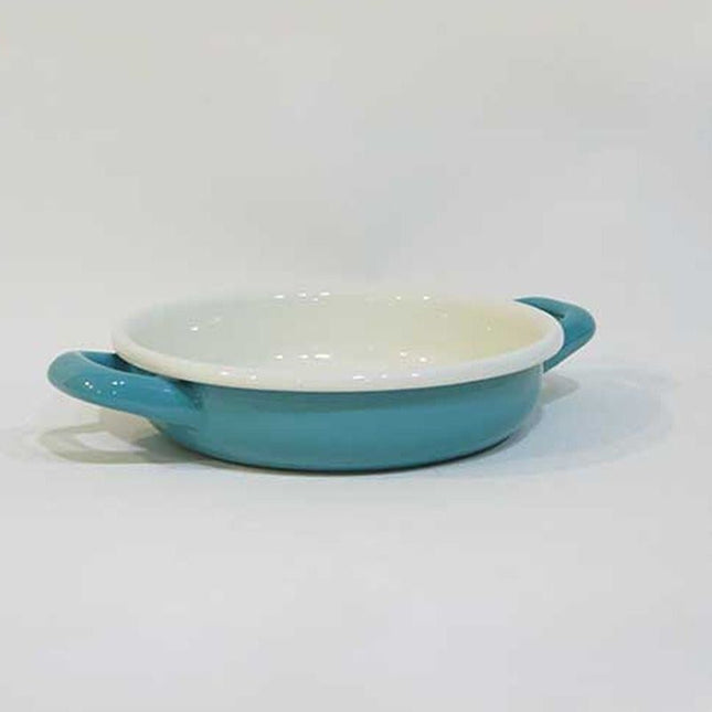 Colorful Enamel Pan 16 cm Turquoise