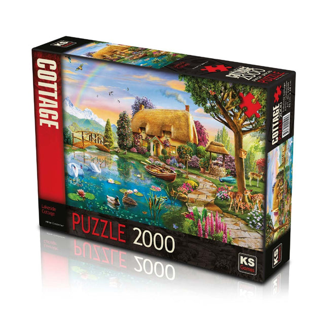KS Lakeside Cottage 2000 Piece Puzzle