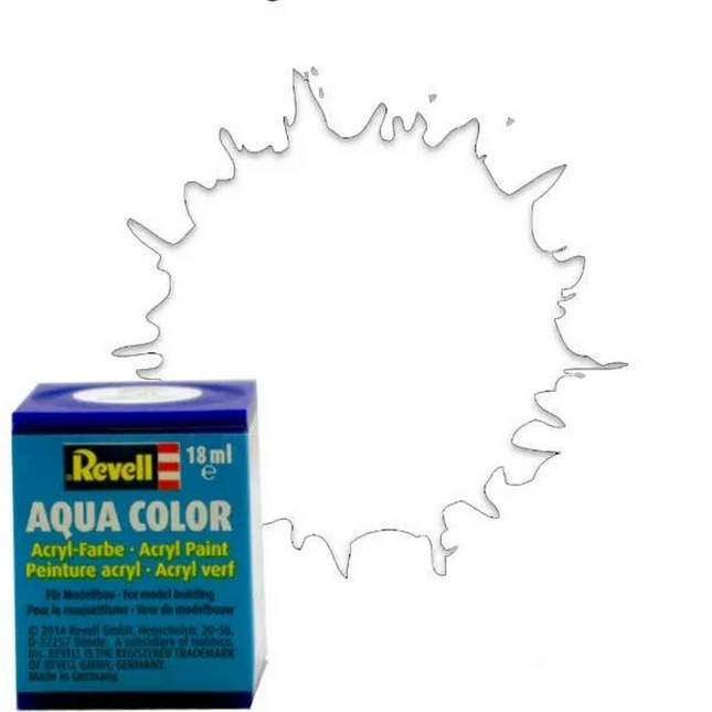 Aqua Color Clear - Matte Paint - 18 ml