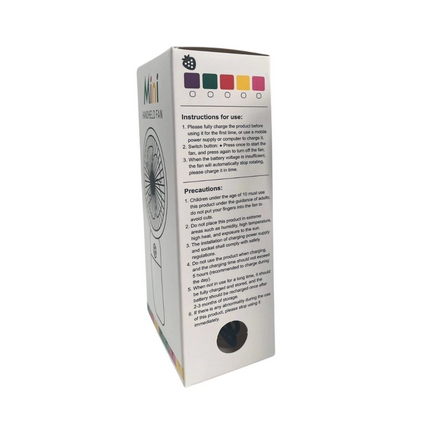 Boxed Battery Mini Fan