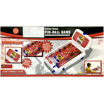 Battery-Operated Pinball Arcade Game with Lights and Sounds