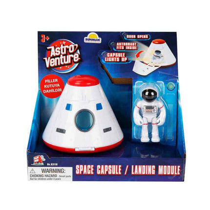 Astro Venture Sound and Light Space Capsule Landing Module