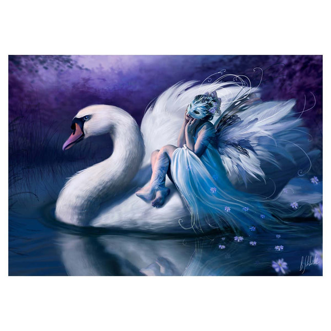 KS White Swan 1500 Piece Puzzle