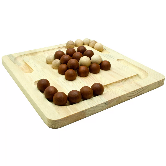 Wood Hill Wooden Pyramid Mind Intelligence Game