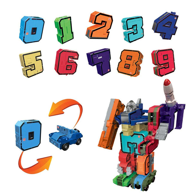 Pocket Morphers Transforming Numbers