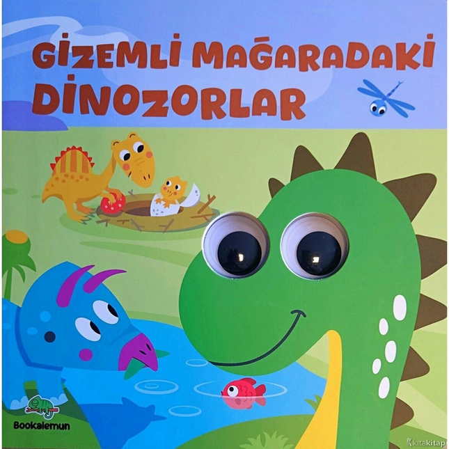 Dinosaurs in the Mysterious Cave - Book with Googly Eyes