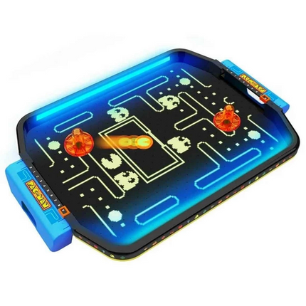 Pac-Man Arcade Desktop Air Hockey with Lights