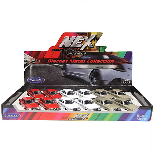 Welly 1:32 Volvo 240 GL Pull Back Car