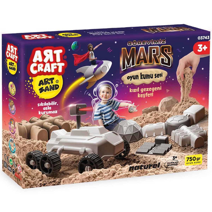 Art Craft Mission Mars Kinetic Sand Play Set 750 Gr.