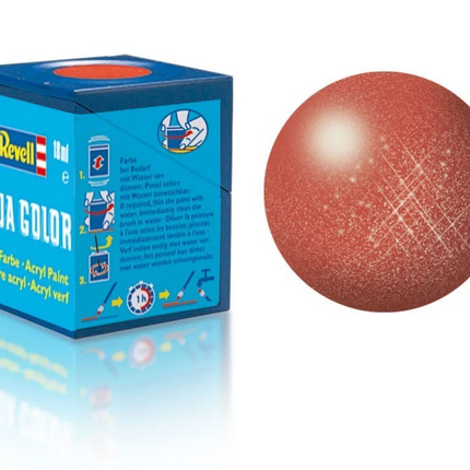 Revell 95 - Aqua Color Bronze - Metallic Paint - 18 ml