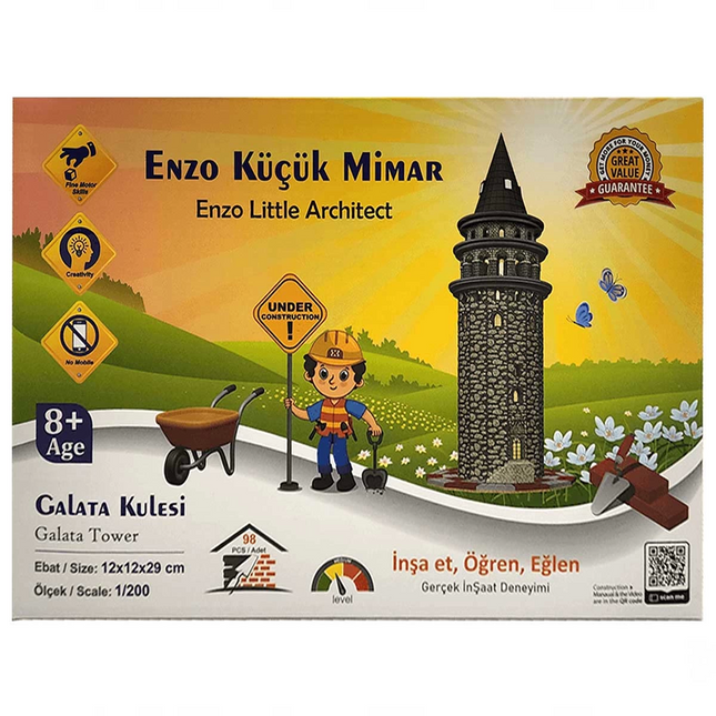 Miniature Brick Galata Tower