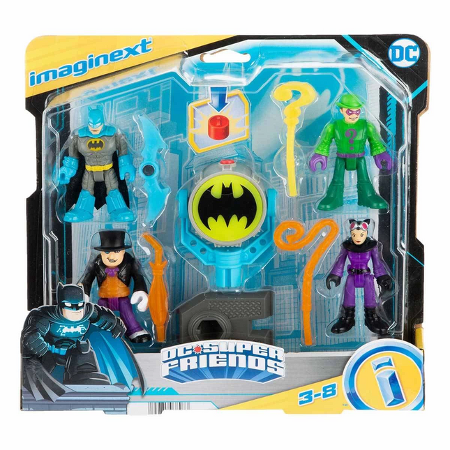 Imaginext DC Super Friends Bat-Tech Bat-Signal Figure Set