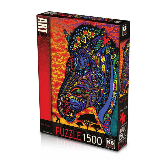 KS The Zebra 1500 Piece Puzzle