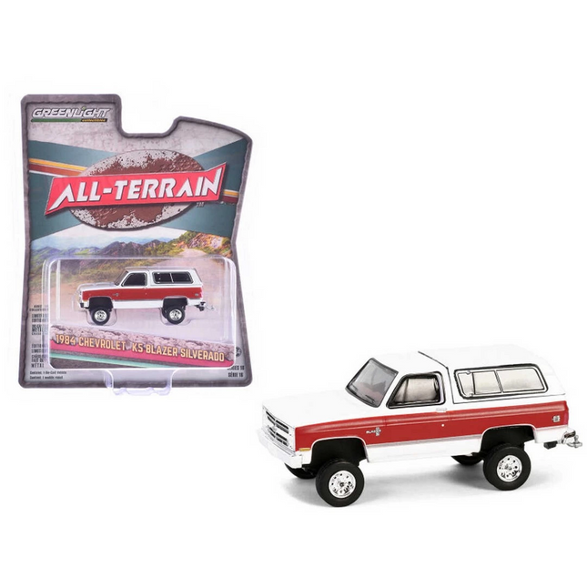 Greenlight 1/64 All-Terrain Series 16- 1984 Chevrolet K5 Blazer Silverado