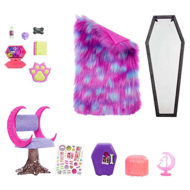 Monster High Clawdeen Wolf Bedroom HHK64