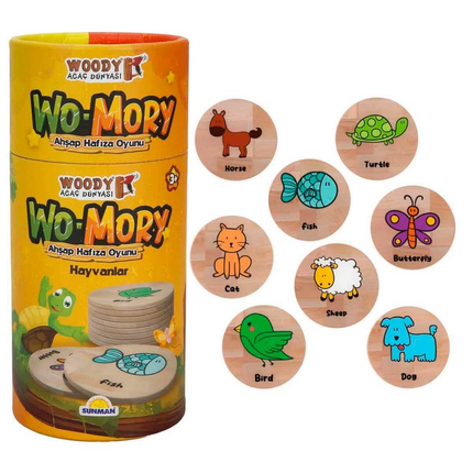 Woody Wo-Mory Wooden Memory Game
