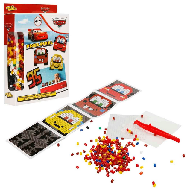 4in1 Disney Cars Pixel Pixel Bead Activity and Toy Set