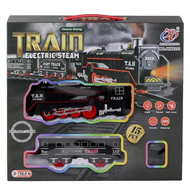 Smoke, Sound and Light Train 15 Pieces