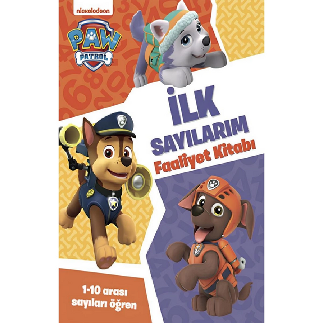 Paw Patrol My First Numbers Activity Book 38062BT