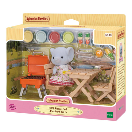 Sylvanian Families BBQ Picnic Elephant Girl 5640