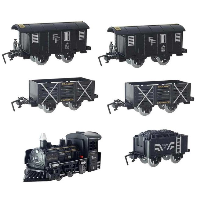 Classic Steam Battery Operated Train Set 40 Pieces 1603C