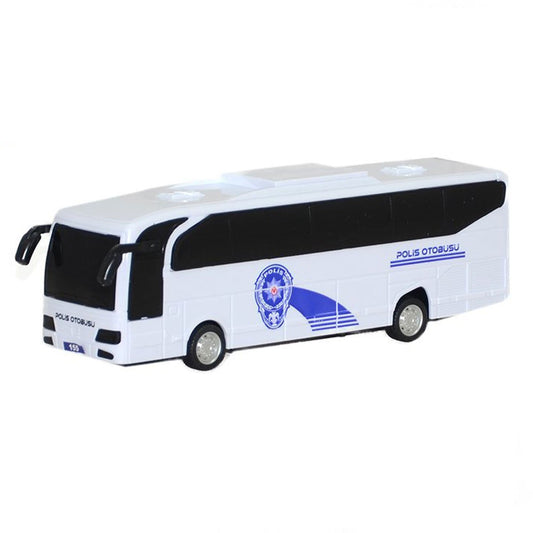 Police Bus with Display Rubbing