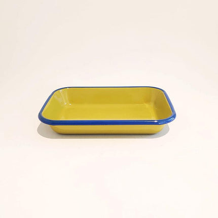 Enamel 22x16cm Appetizer Plate Pistachio Green - Kordon Cobalt