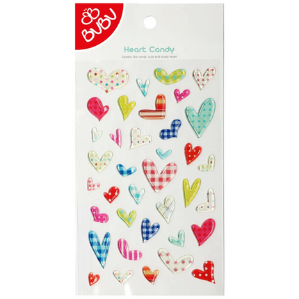 Bu-Bu Lux Epoxy Sticker Candy Hearts