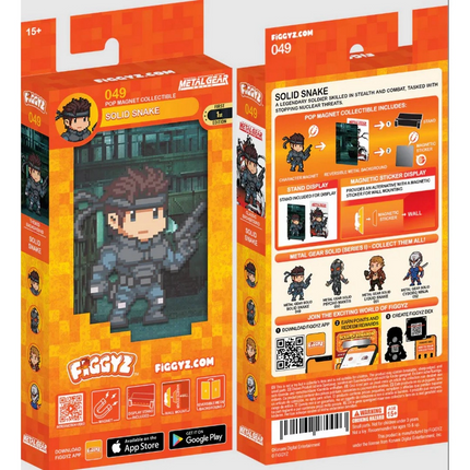 Figgyz Solid Snake 49 Metal Gear Solid 1