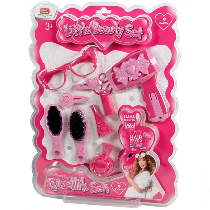 Fön Makineli Kartela Güzellik Seti 9 Parça BEN KAPATTIM