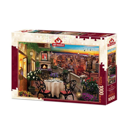 5184 Art Puzzle New York'ta Akşam Yemeği 1000 Parça Puzzle