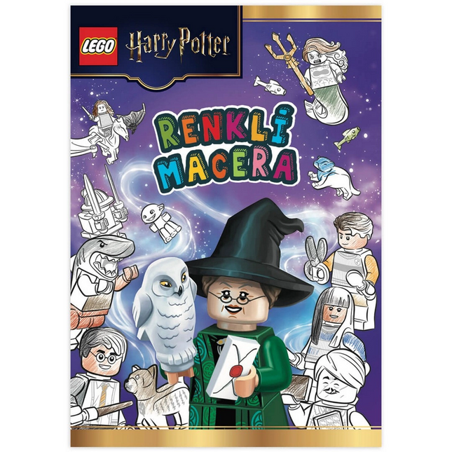 Harry Potter Renkli Hayatlar Boyama Kitabı