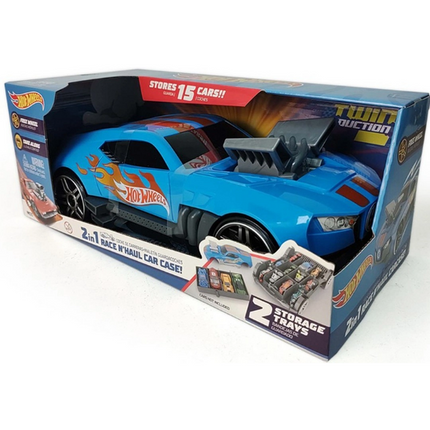 Hot Wheels 2-in-1 Race 'N Haul Car Storage