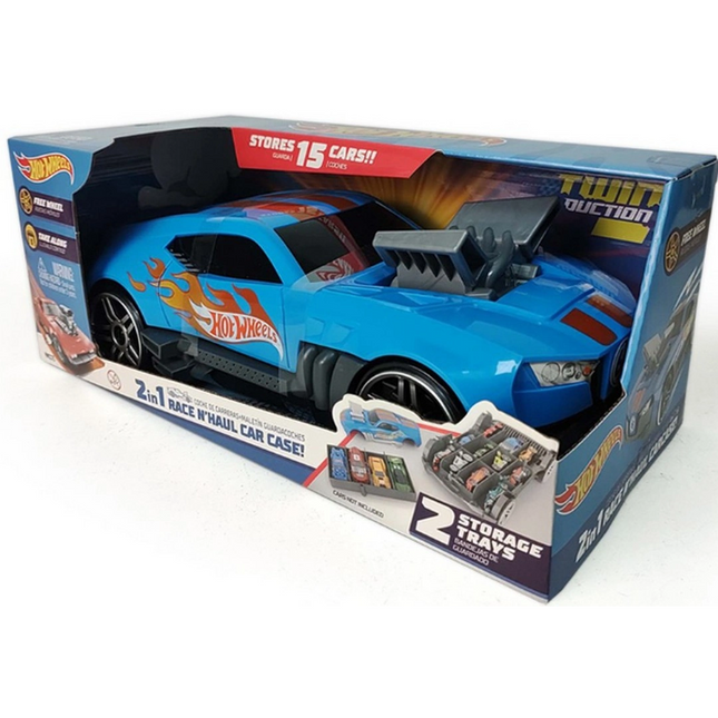 Hot Wheels 2-in-1 Race 'N Haul Car Storage