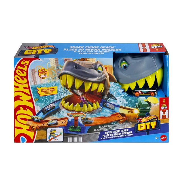 Hot Wheels City Köpekbalığı Sahil Savaşı Oyun Seti