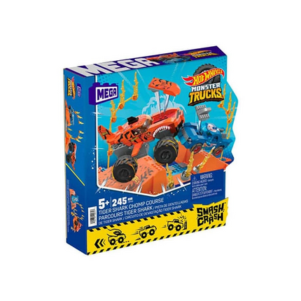 MEGA Hot Wheels Smash N Crash Tiger Shark Çarpışma Pisti