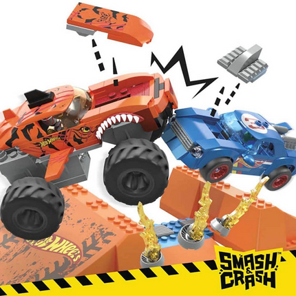 MEGA Hot Wheels Smash N Crash Tiger Shark Çarpışma Pisti