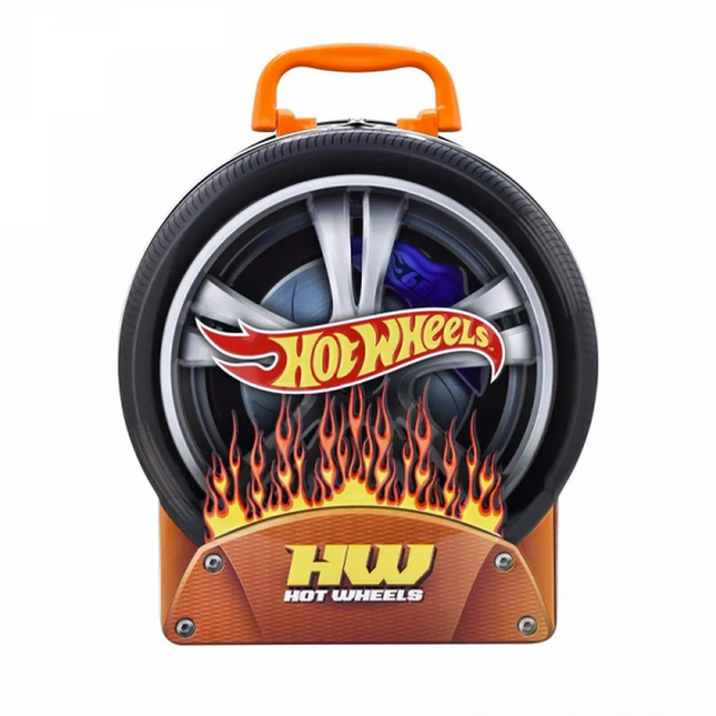 Hot Wheels Metal Tekerlek Şeklinde Araba Saklama Kutusu 29 Araç Kapasiteli