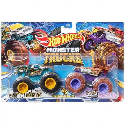 Hot Wheels Monster Trucks 1:64 Ölçek 2'li Paketler FYJ64